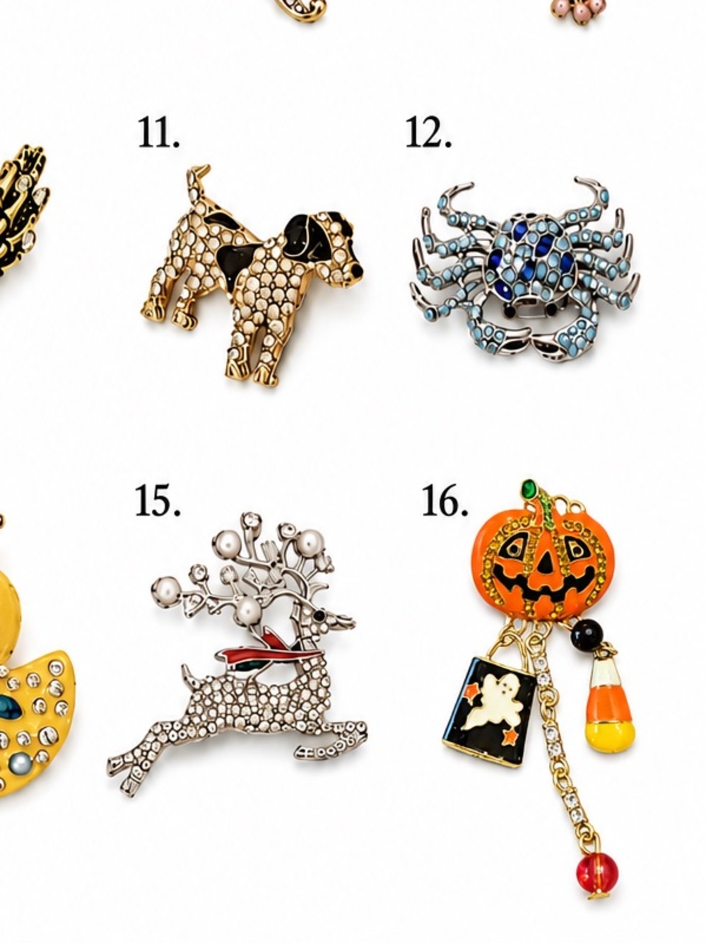 BUY NOW: Brooches Collection - Assorted Colorful Animal Brooches - Picture 6 of 6